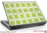 Large Laptop Skin Squared Sage Green