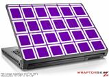 Large Laptop Skin Squared Purple