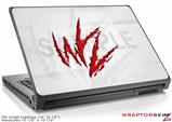 Large Laptop Skin WraptorSkinz WZ on White