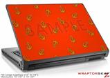 Large Laptop Skin Anchors Away Red