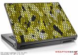 Large Laptop Skin HEX Mesh Camo 01 Yellow