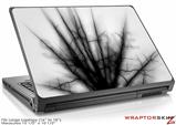 Large Laptop Skin Lightning Black