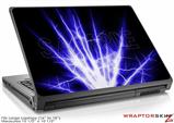 Large Laptop Skin Lightning Blue