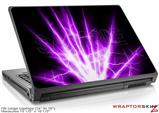Large Laptop Skin Lightning Purple