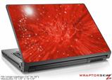 Large Laptop Skin Stardust Red