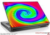 Large Laptop Skin Rainbow Swirl