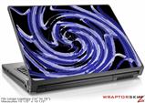 Large Laptop Skin Alecias Swirl 02 Blue