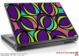 Large Laptop Skin Crazy Dots 01