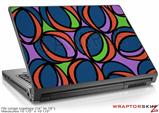 Large Laptop Skin Crazy Dots 02