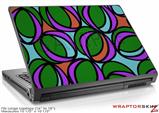 Large Laptop Skin Crazy Dots 03