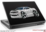 Large Laptop Skin 2010 Camaro RS White