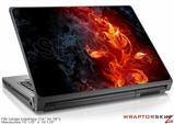 Large Laptop Skin Fire Flower