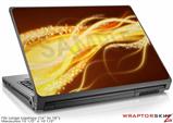 Large Laptop Skin Mystic Vortex Yellow