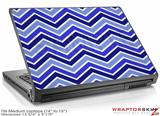 Medium Laptop Skin Zig Zag Blues