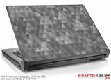 Medium Laptop Skin Triangle Mosaic Gray