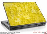 Medium Laptop Skin Triangle Mosaic Yellow