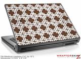 Medium Laptop Skin Boxed Chocolate Brown