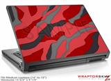 Medium Laptop Skin Camouflage Red