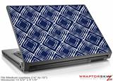 Medium Laptop Skin Wavey Navy Blue