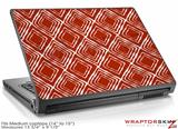 Medium Laptop Skin Wavey Red Dark