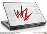 Medium Laptop Skin WraptorSkinz WZ on White