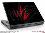 Medium Laptop Skin WraptorSkinz WZ on Black