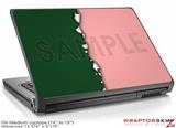 Medium Laptop Skin Ripped Colors Green Pink