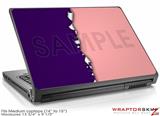 Medium Laptop Skin Ripped Colors Purple Pink