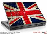 Medium Laptop Skin Painted Faded and Cracked Union Jack British Flag