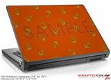 Medium Laptop Skin Anchors Away Burnt Orange