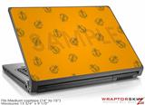 Medium Laptop Skin Anchors Away Orange
