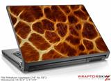 Medium Laptop Skin Fractal Fur Giraffe