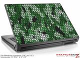 Medium Laptop Skin HEX Mesh Camo 01 Green