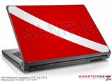 Medium Laptop Skin Dive Scuba Flag