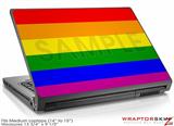 Medium Laptop Skin Rainbow Stripes