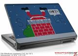 Medium Laptop Skin Ugly Holiday Christmas Sweater - Incoming Santa