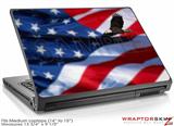 Medium Laptop Skin Ole Glory Bald Eagle