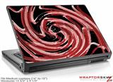 Medium Laptop Skin Alecias Swirl 02 Red