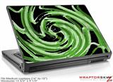 Medium Laptop Skin Alecias Swirl 02 Green