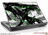 Medium Laptop Skin Abstract 02 Green