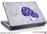 Medium Laptop Skin Mushrooms Purple