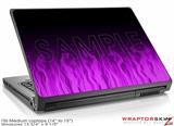 Medium Laptop Skin Fire Purple