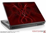 Medium Laptop Skin Abstract 01 Red