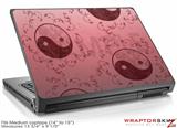 Medium Laptop Skin Feminine Yin Yang Red