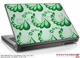 Medium Laptop Skin Petals Green