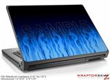 Medium Laptop Skin Fire Blue
