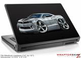 Medium Laptop Skin 2010 Camaro RS Silver