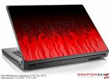 Medium Laptop Skin Fire Red