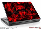 Medium Laptop Skin Skulls Confetti Red