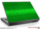 Medium Laptop Skin Simulated Brushed Metal Green